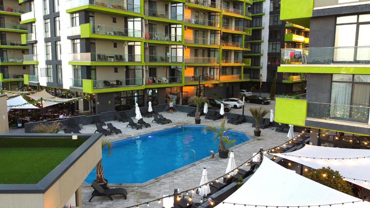 Crazy Sea View 1Br Apartment Spa Pools Resort Mamaia Esterno foto