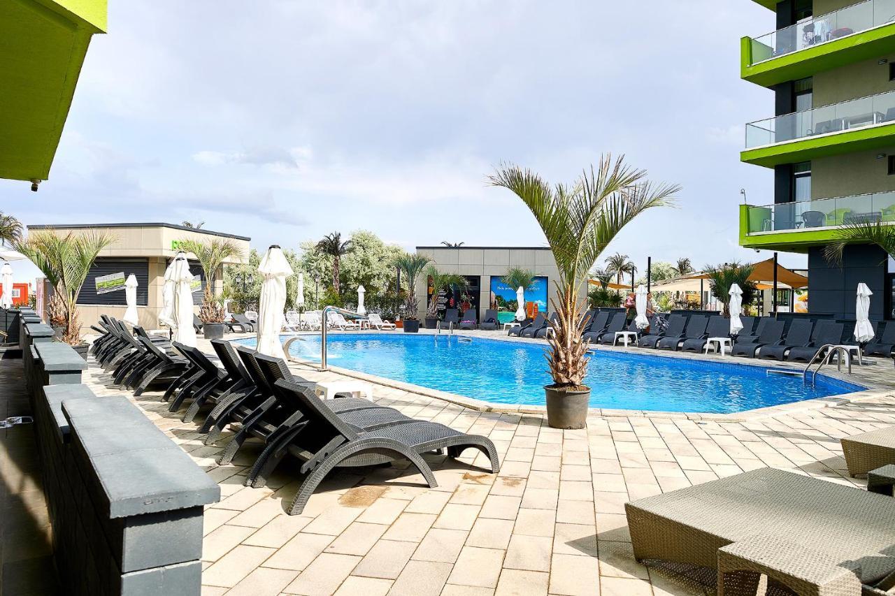 Crazy Sea View 1Br Apartment Spa Pools Resort Mamaia Esterno foto